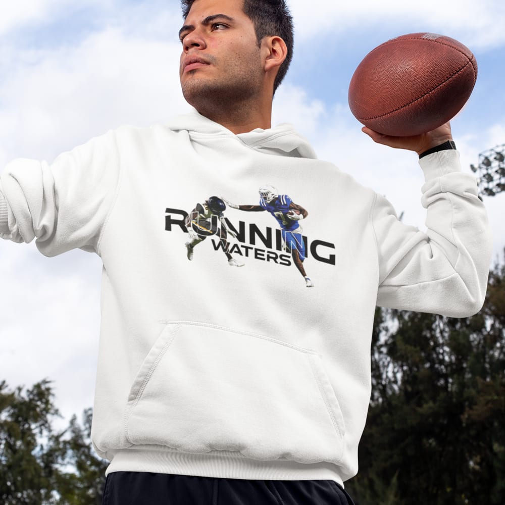 Fanning Waters by Jordan Waters Hoodie, Black Logo