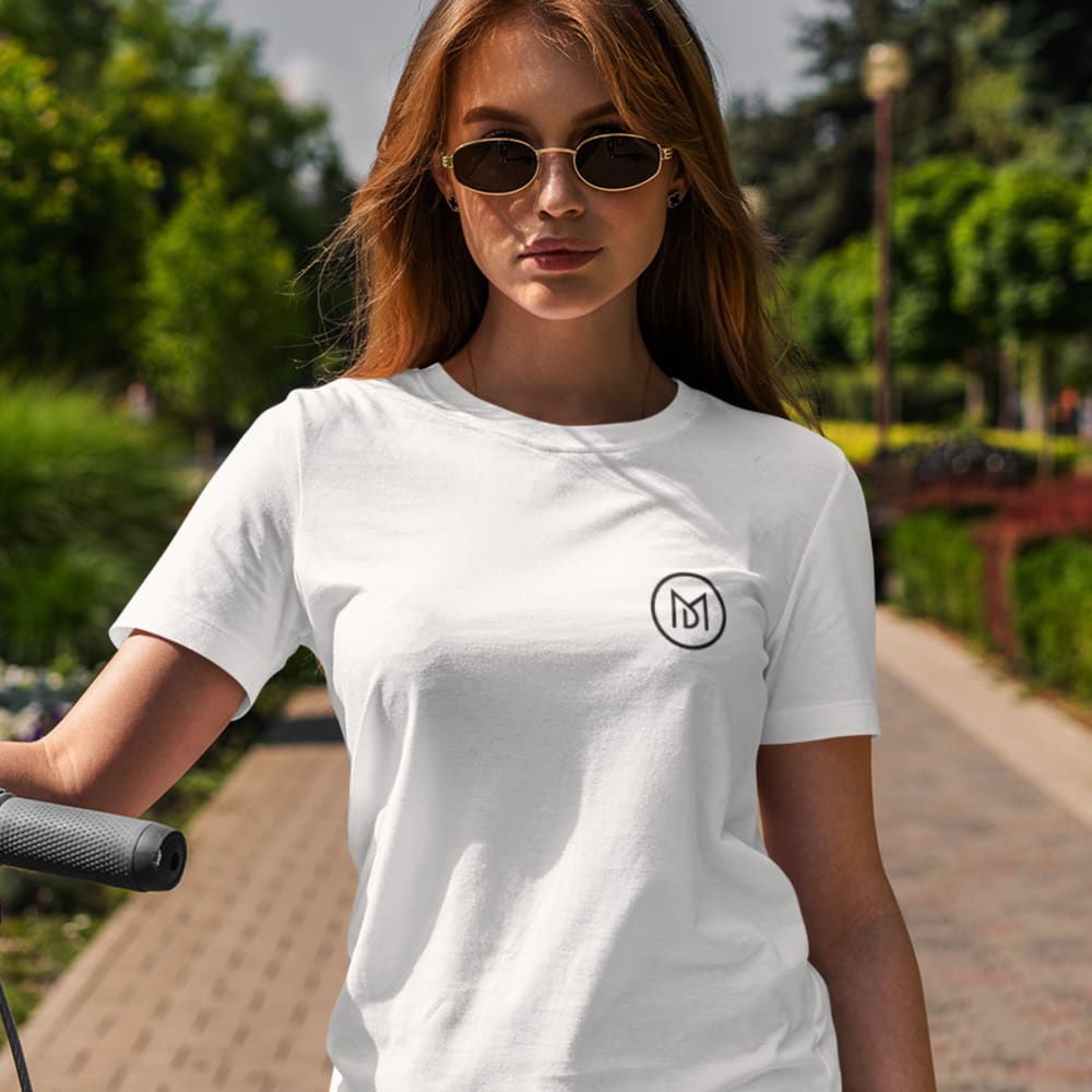  MD by Michael Davis Unisex T-Shirt, Black Mini Logo