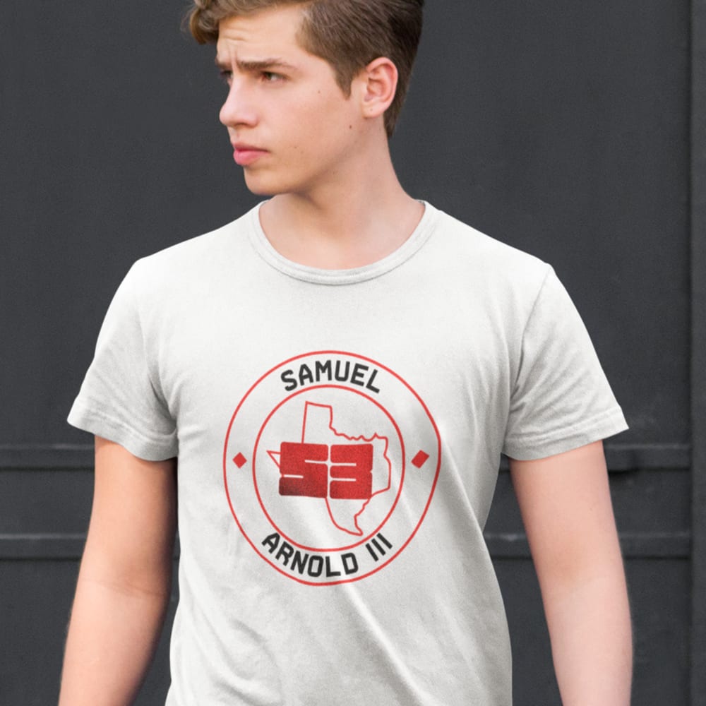 Samuel “S3” Arnold V#1 T-Shirt, Black Logo