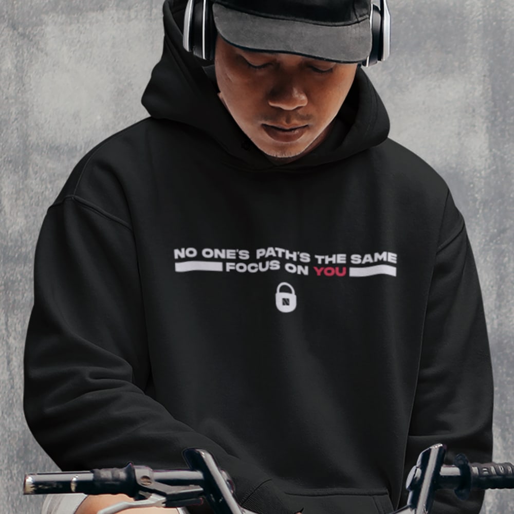 Be You by Noah Locke Hoodie, White Logo