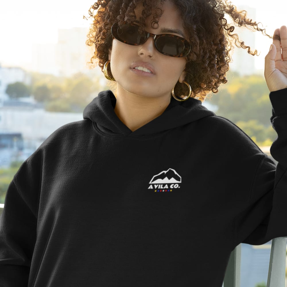 AVILA CO. Women's Hoodie, White Logo