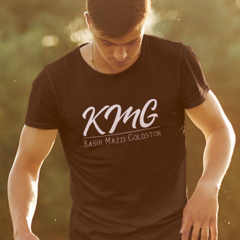 KMG by Kasir Goldston Shirt, White Logo