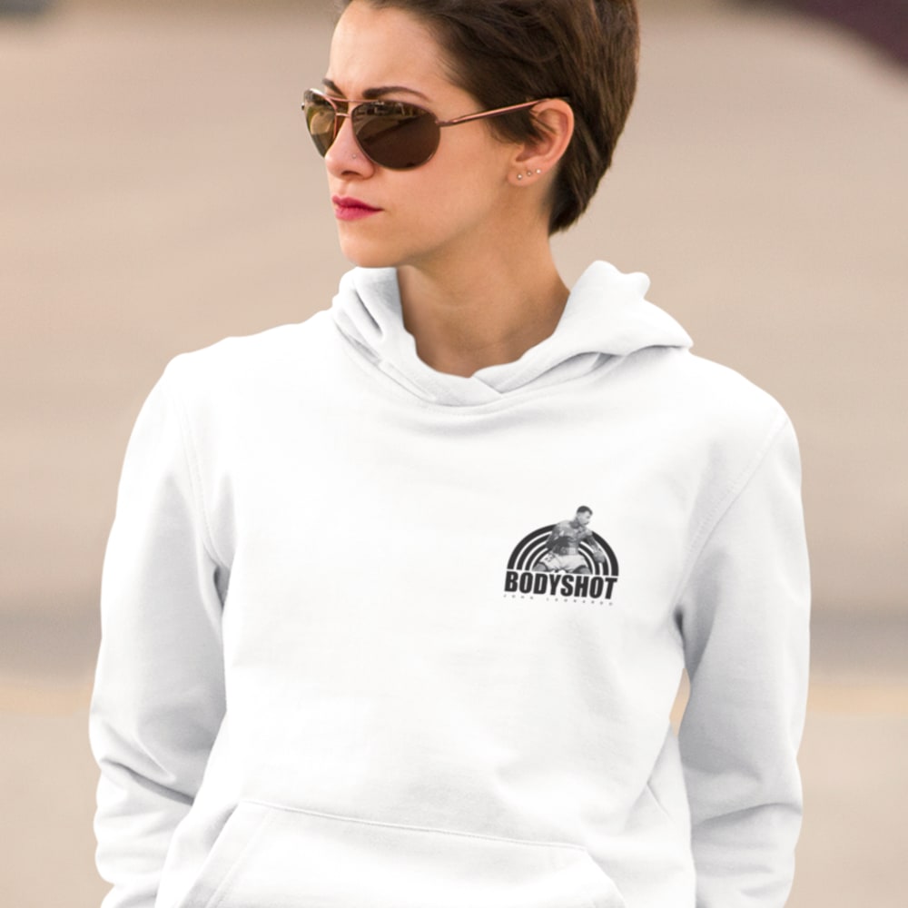 BodyShot John Leonardo Women's Hoodie, Black Mini Logo