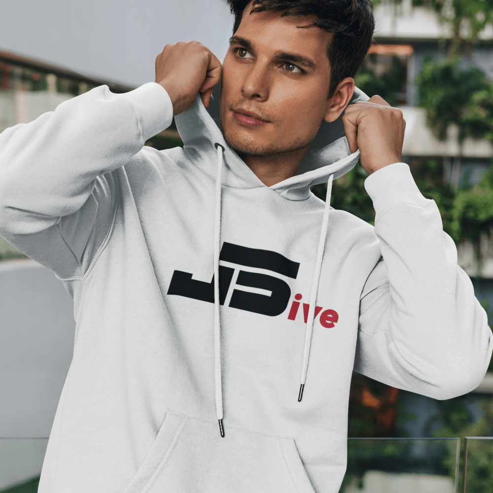 "J5ive" by Jamaal Mitchell Hoodie, Black Logo