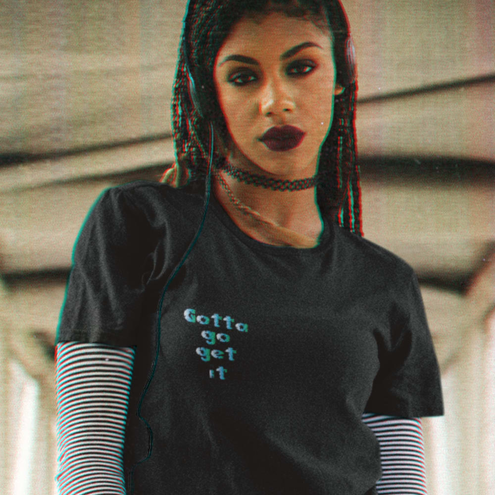 Gotta Go Get It by Jacarrius Demmerritte Women's T-Shirt, Mini Front Logo