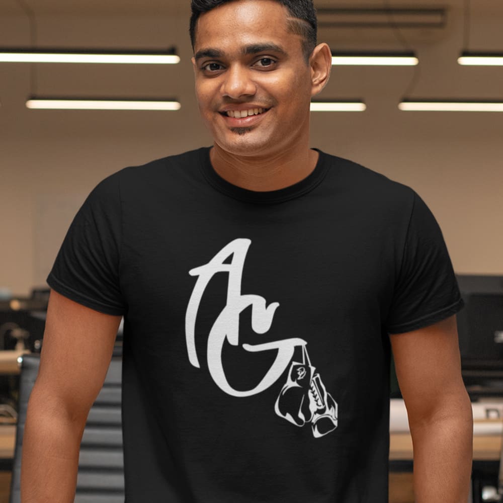 Amanda Galle Men's T-Shirt, White Logo