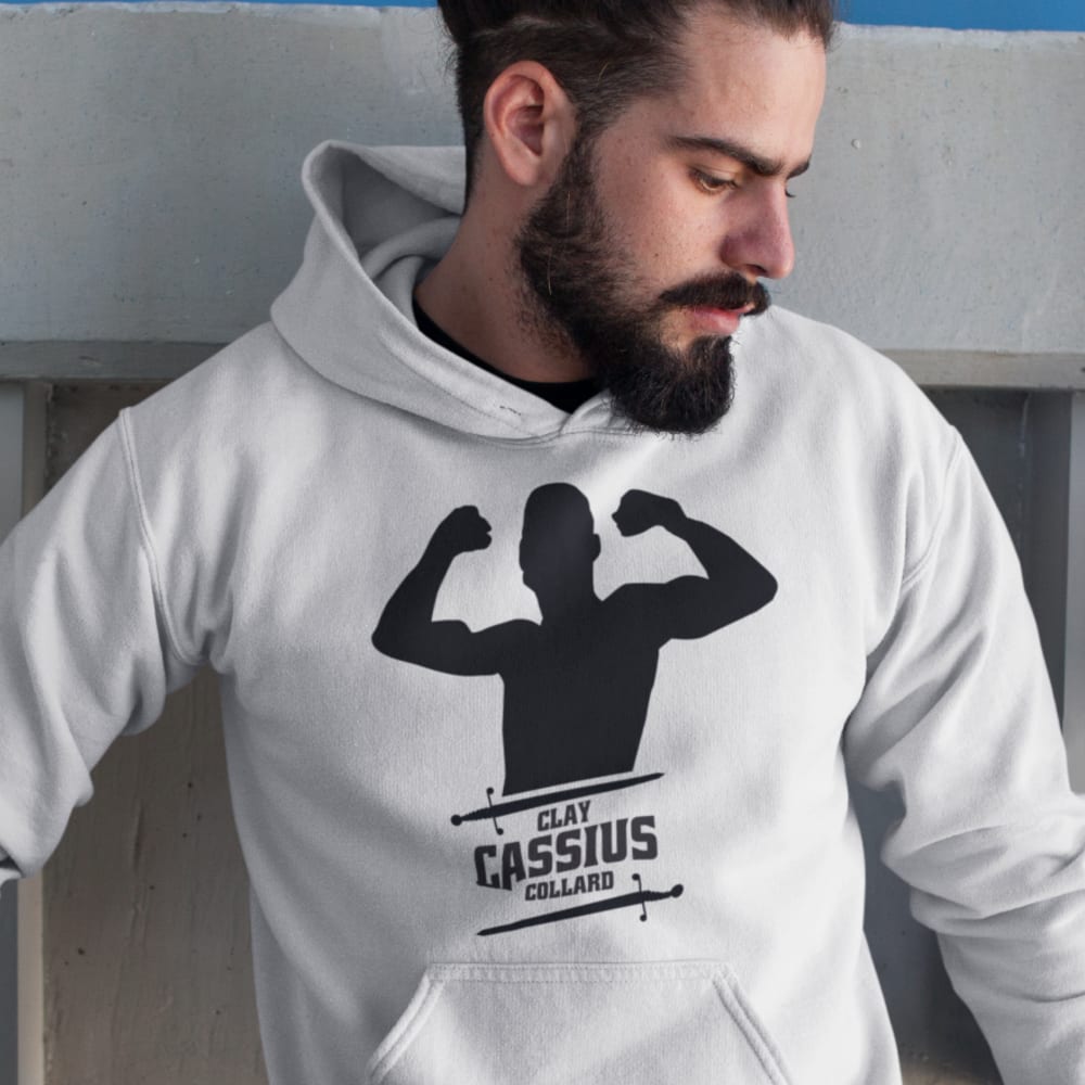 Clay "CASSIUS" Collard Hoodie, Black Logo