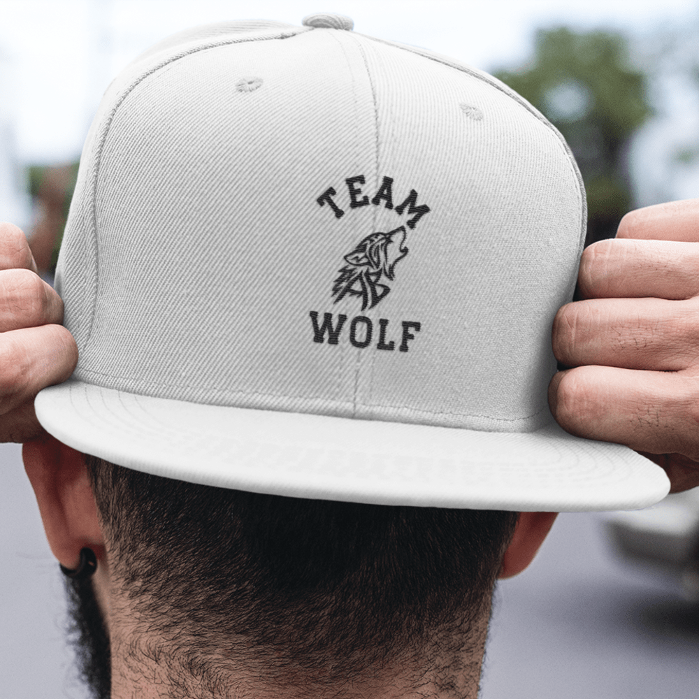 Team Wolf by Arthur Biyarslanov Hat, Black Logo