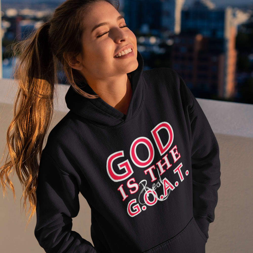 G.O.A.T by Vernon Fox Red, Unisex Hoodie