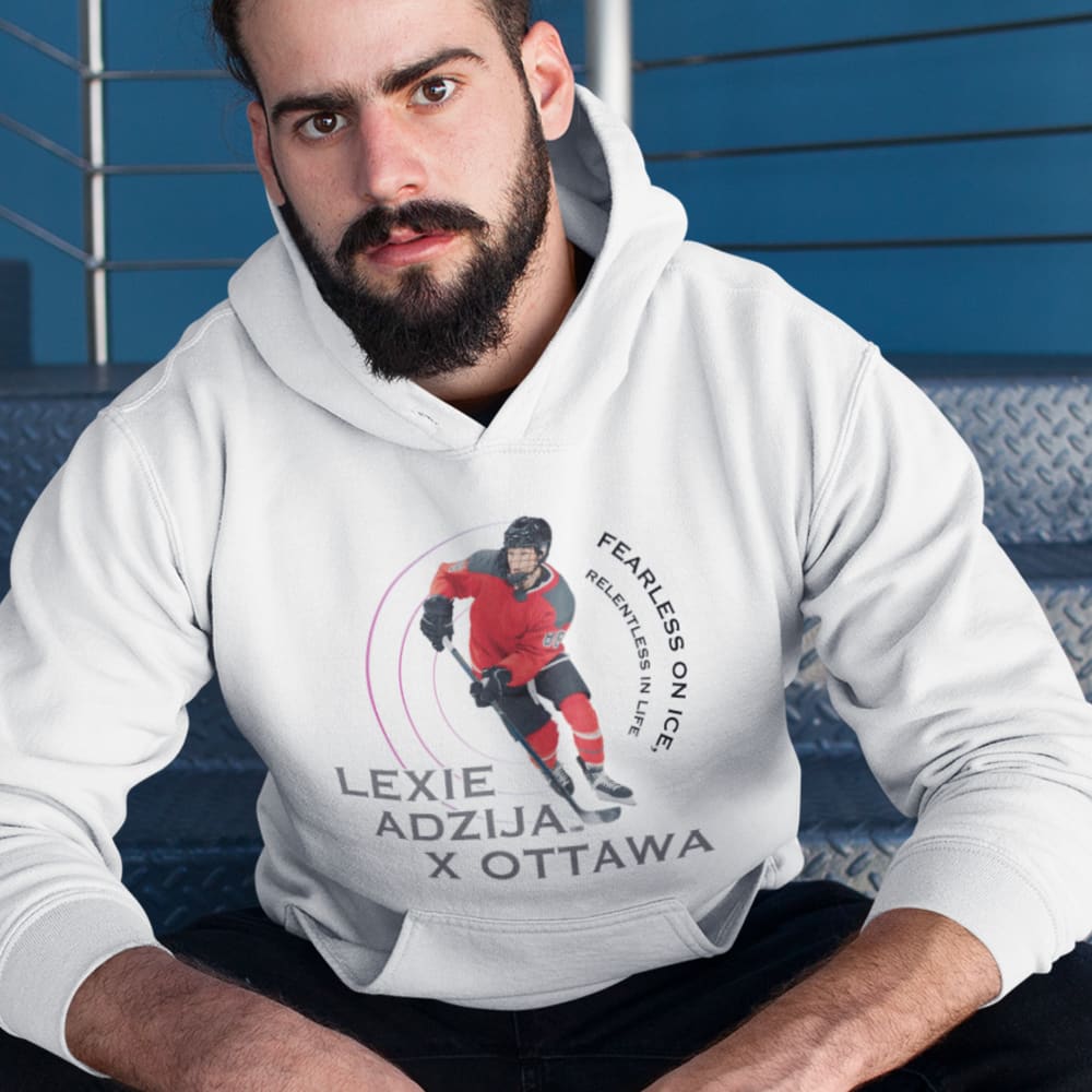 Fearless on Ice Lexie Adzija Unisex Hoodie, Dark Logo