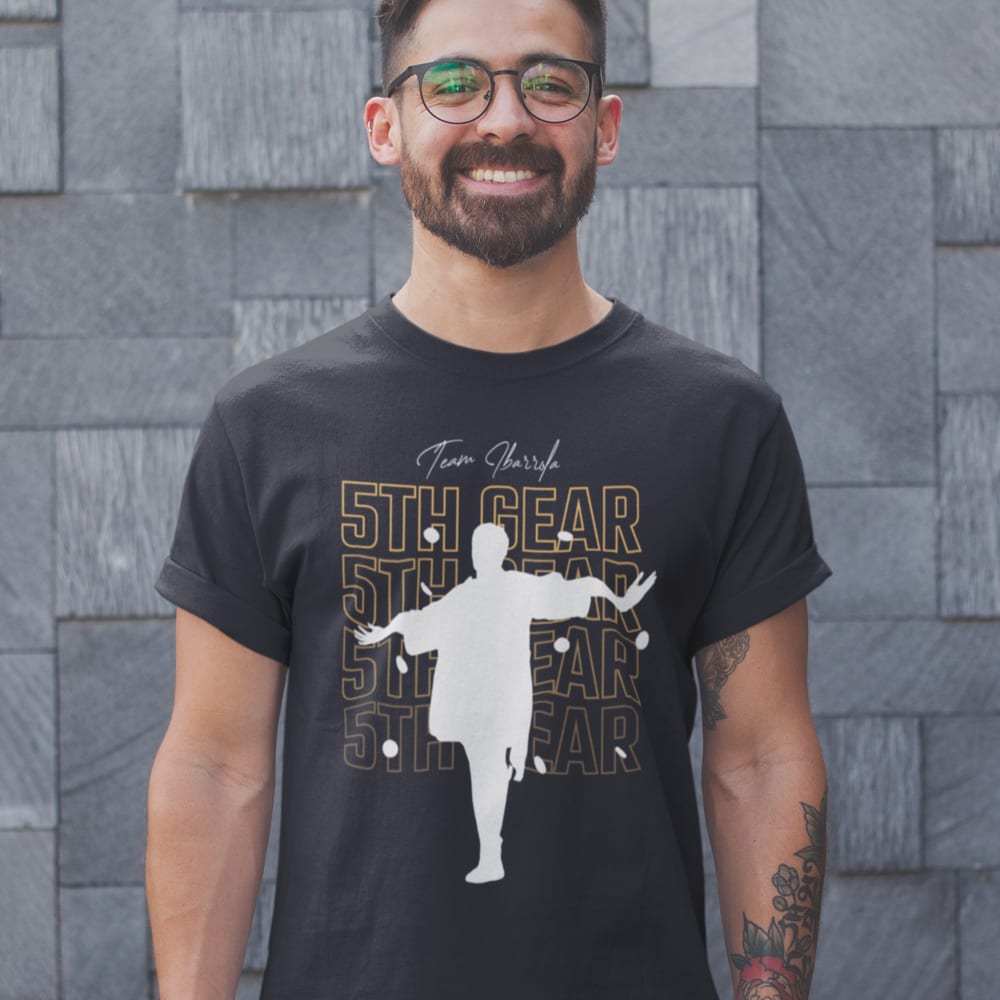 5th Gear Justin Sanchez Unisex T-Shirt, Light Logo