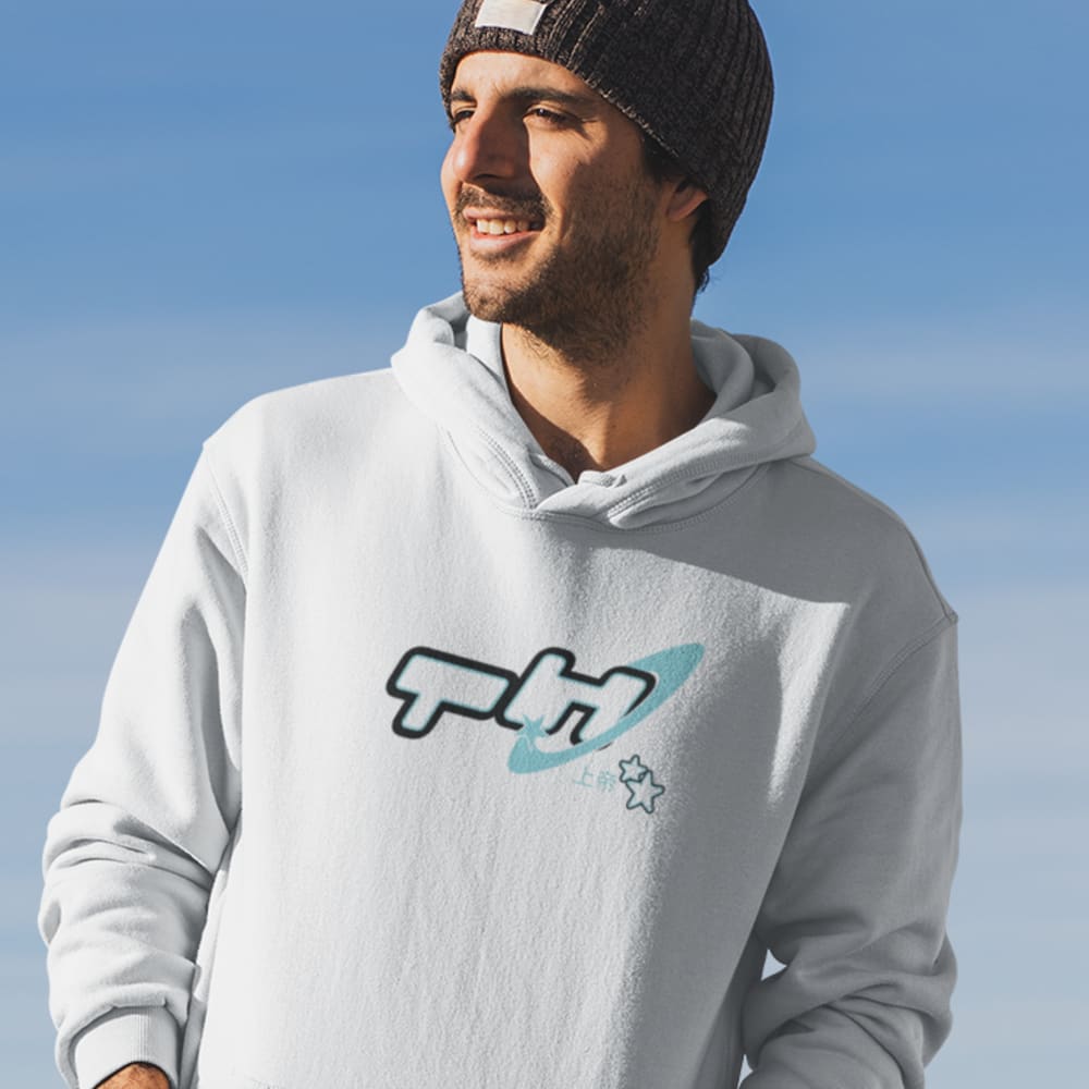 "TH" by Trevon Hogan Unisex Hoodie, Aqua Logo