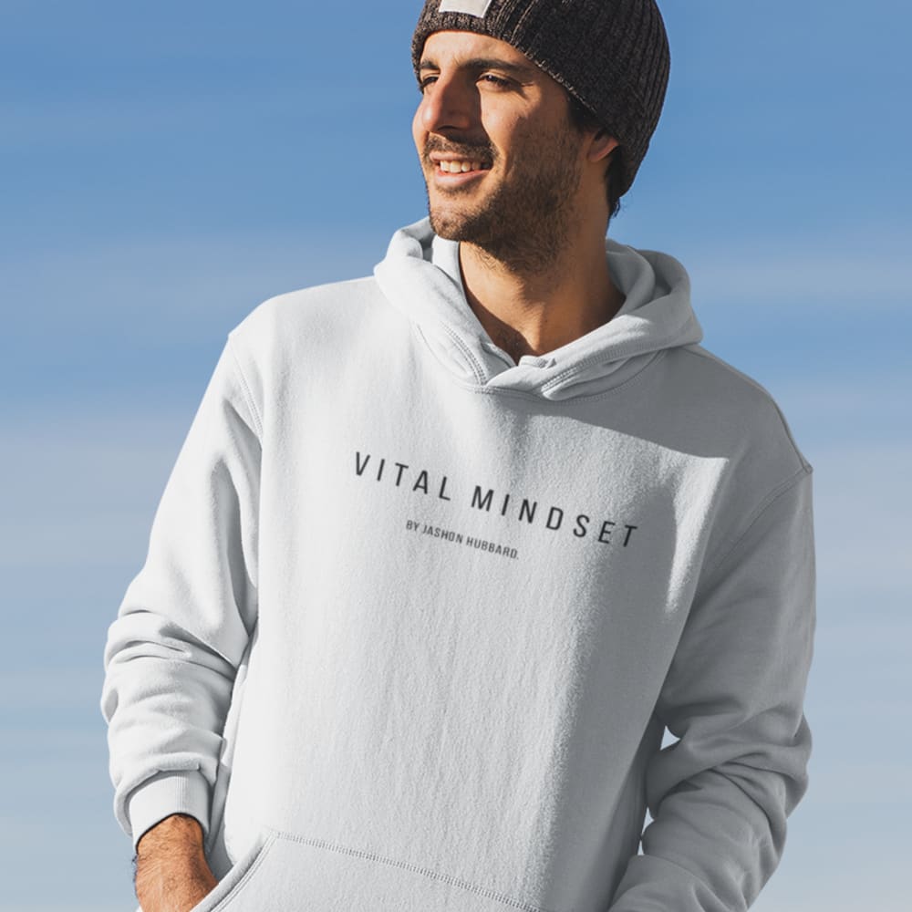  Vital Mindset by Jashon Hubbard Unisex Hoodie, Black Logo