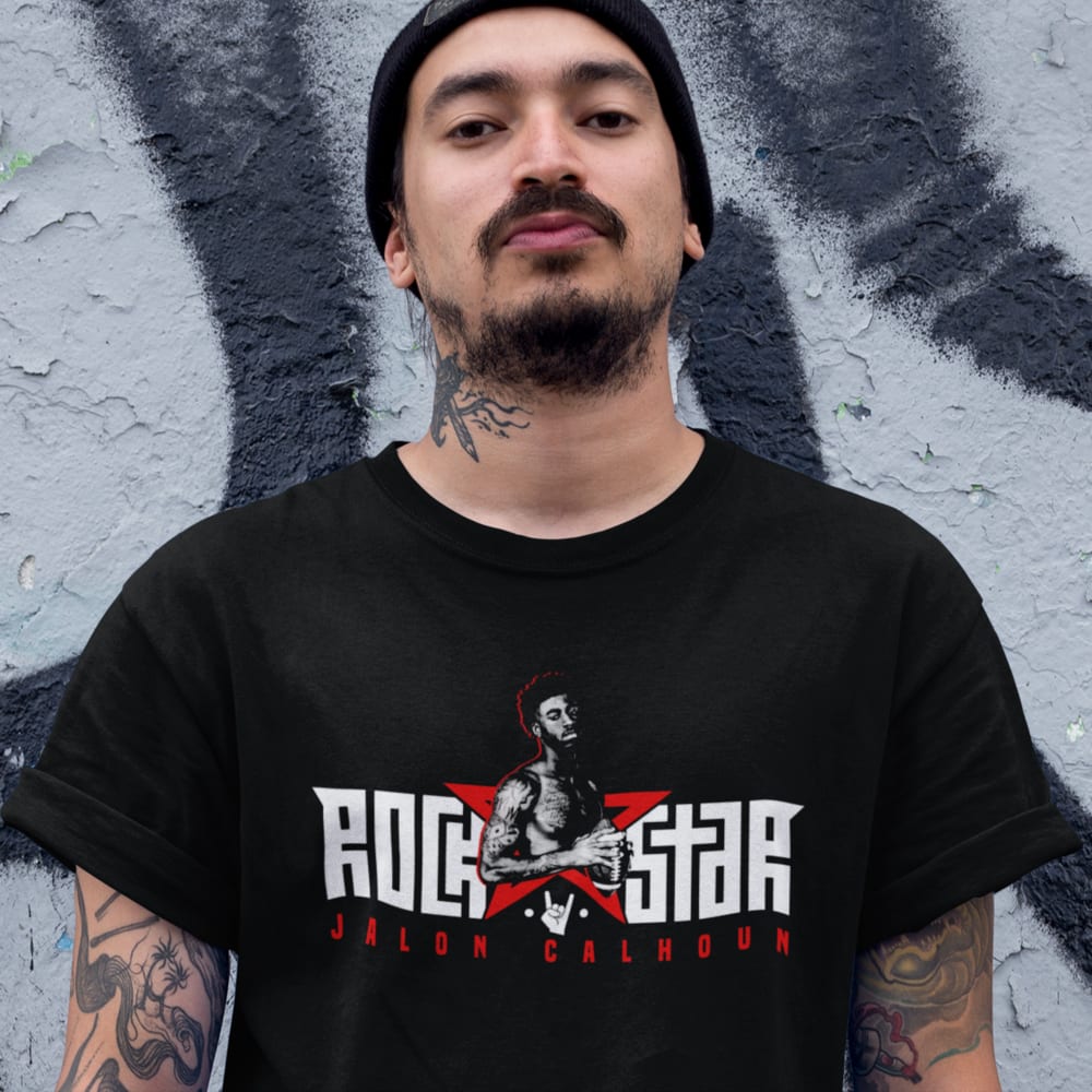 Rock Star Jalon Calhoun T-Shirt, White Logo