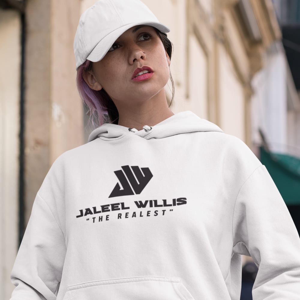 The Realest by Jaleel Willis Women's Hoodies, All Black Logo