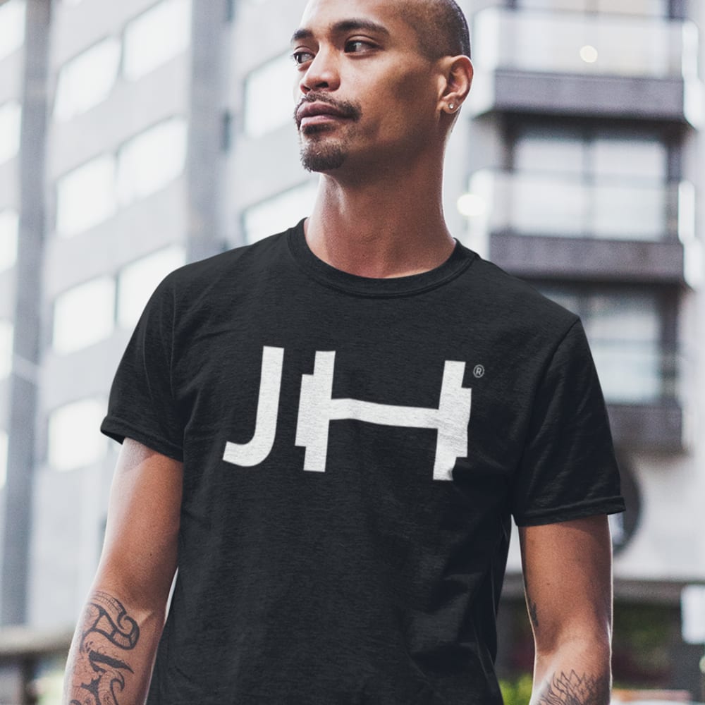 "JH" by Johnathan Haggerty Shirt, White Logo