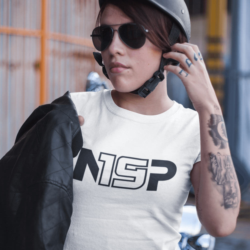 "N19P" by Nikita Pavlychev Women's T-Shirt, Black Logo