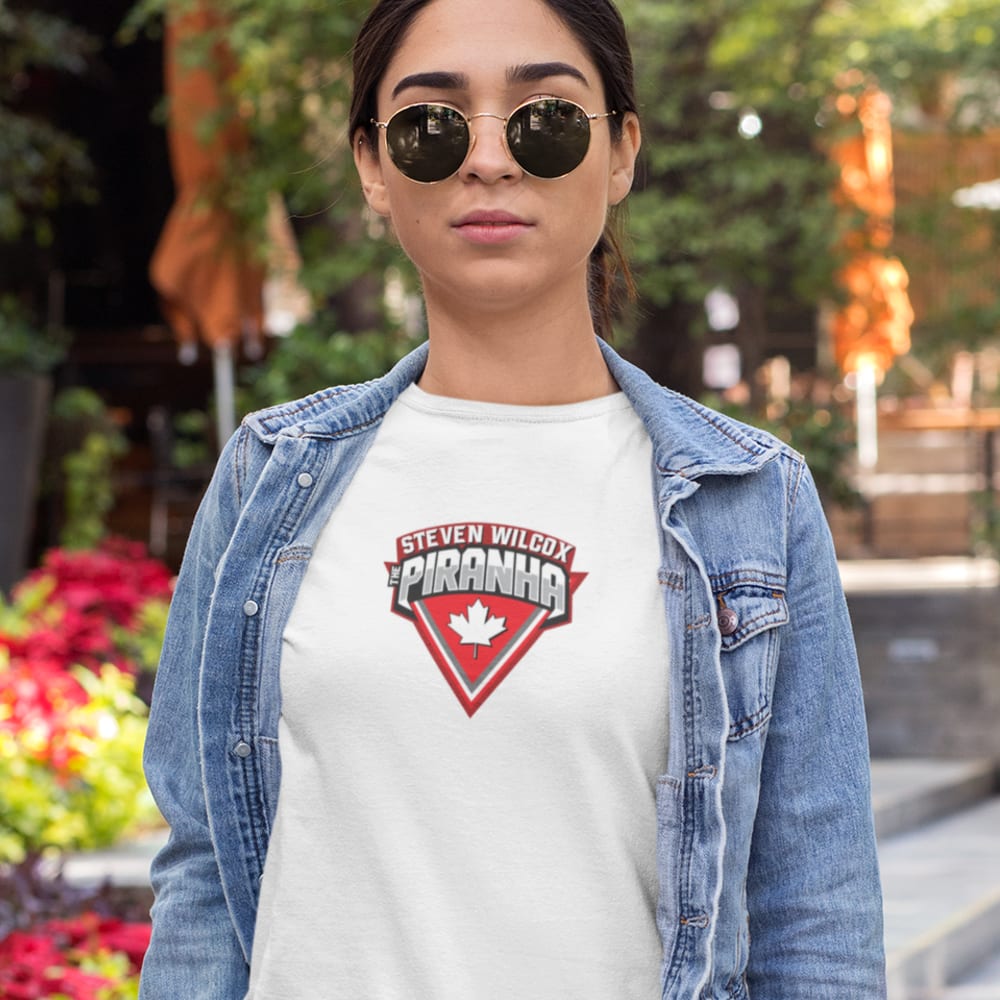 Steven "The Piranha" Wilcox Women’s T-Shirt, Mini Logo Mid
