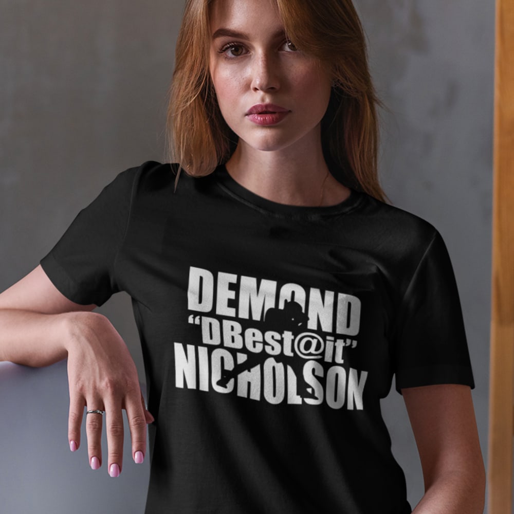 "DBest@It" by Demond Nicholson, Women's T-Shirt White Logo
