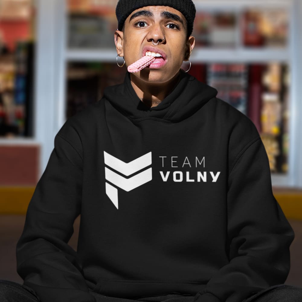 Team Volny by Patrice Volny, ’s Hoodie, White Logo