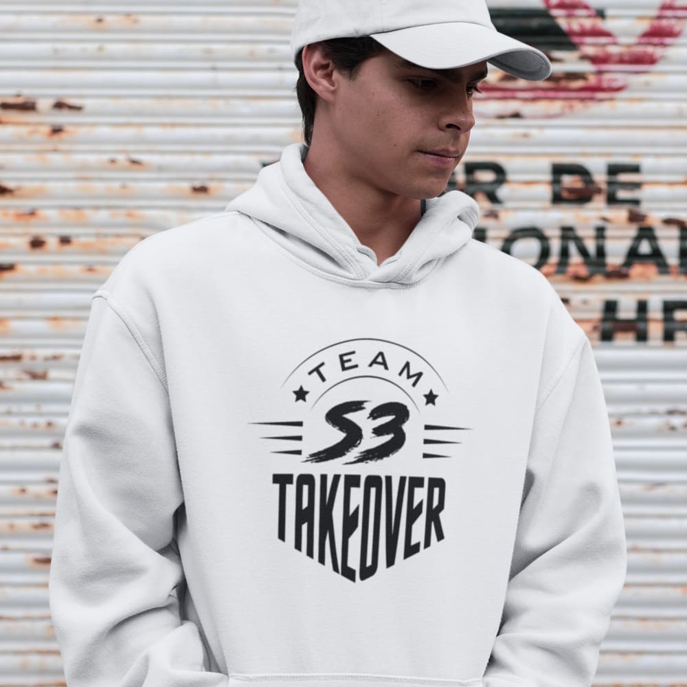 Team Takeover by Samuel Arnold Unisex Hoodie, Black Logo