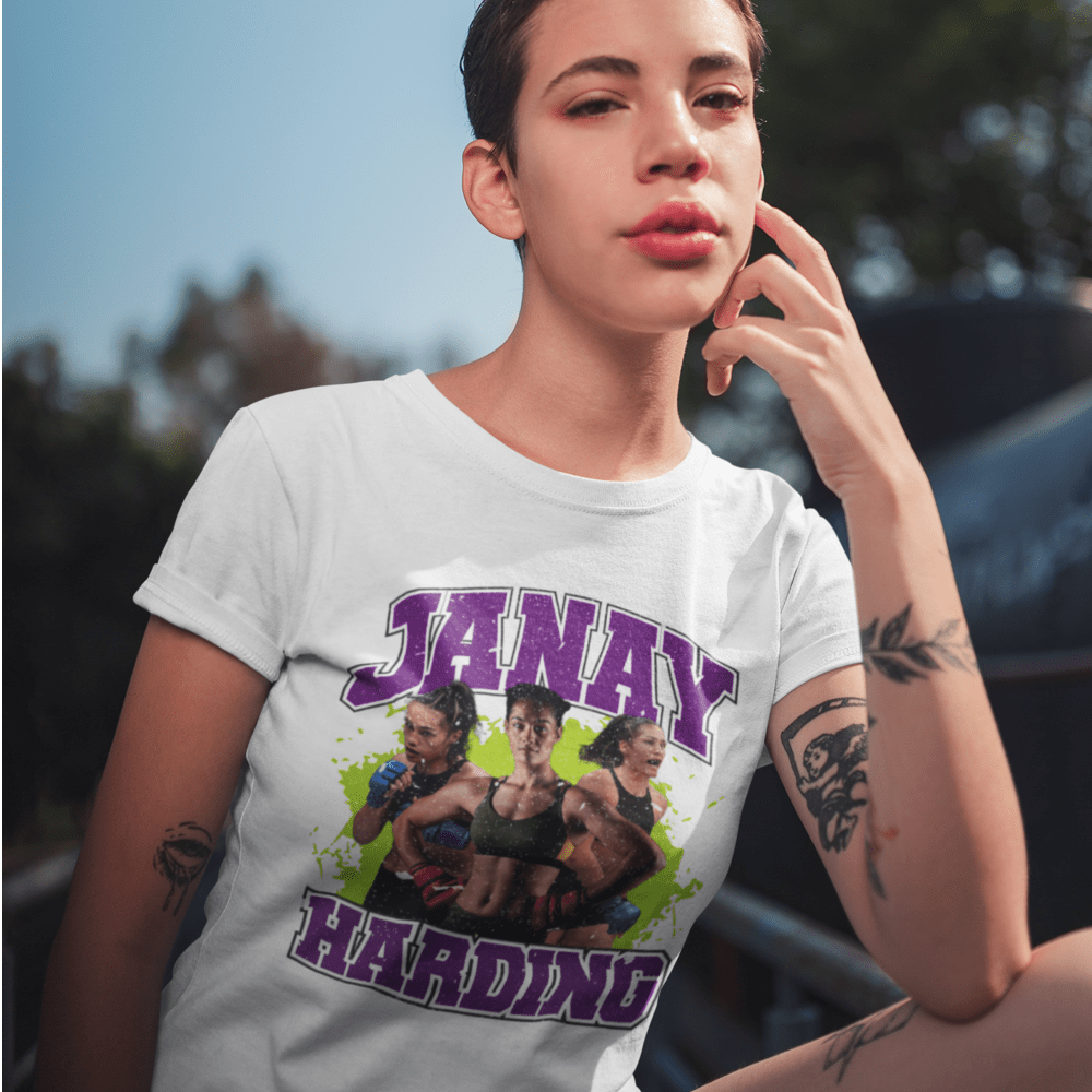 LIMITED EDITION Janay Harding Women's T-Shirt, Black Logo