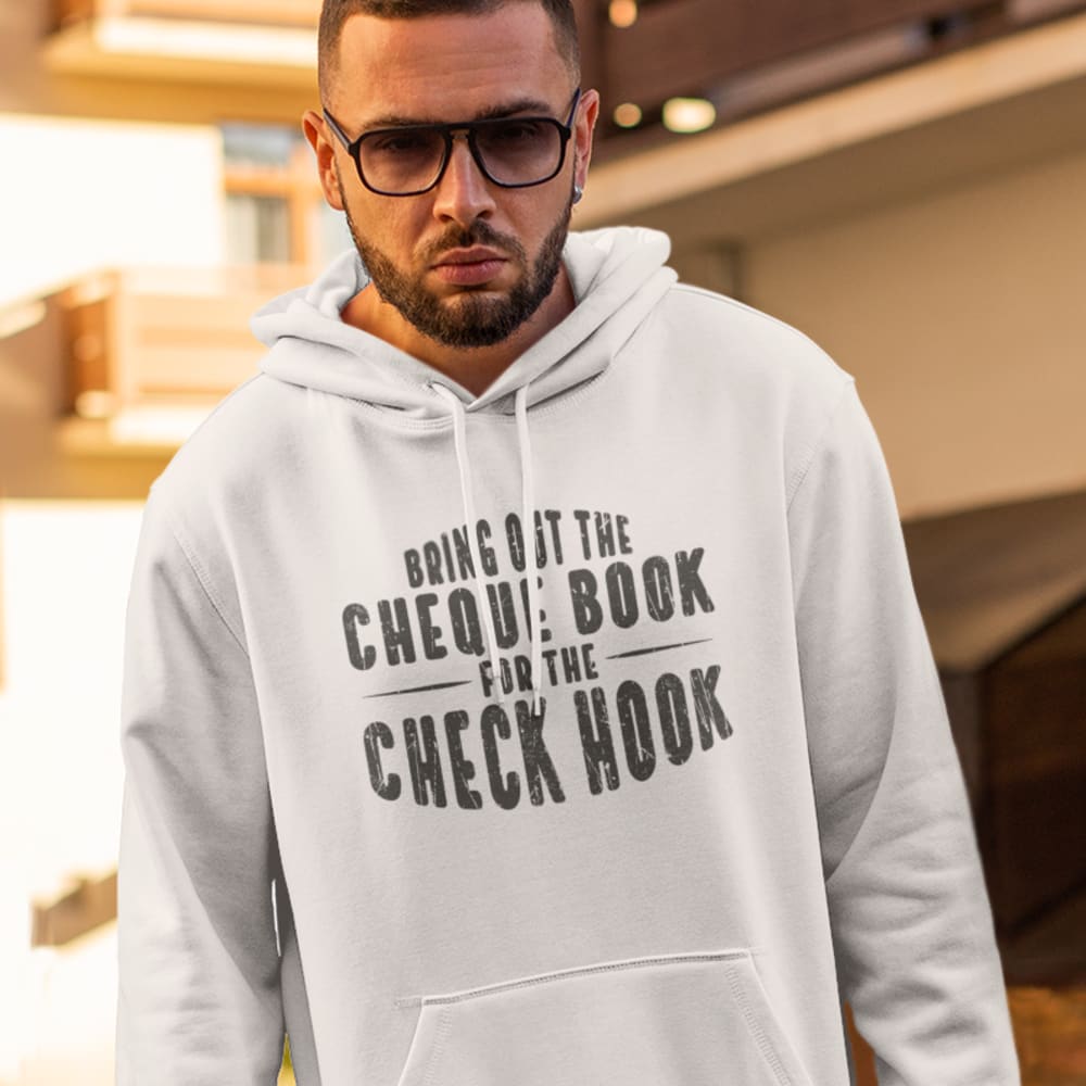 Carlos Ulberg "Bring Out the Cheque Book for the Check Hook" Unisex Hoodie, Dark Logo