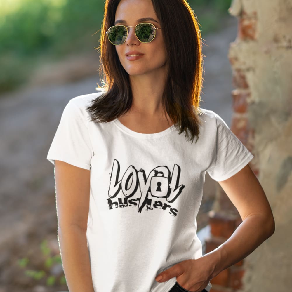 Loyal Hustlers in Black Logo by Raheam Forest Women's Tee