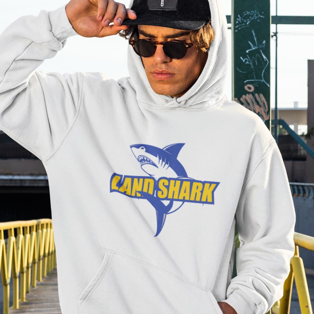 Land Shark by Cobie Durant Unisex Hoodie, Dark Logo