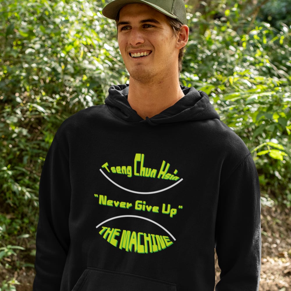 Never Give Up by Chun Hsin Tseng Unisex Hoodie