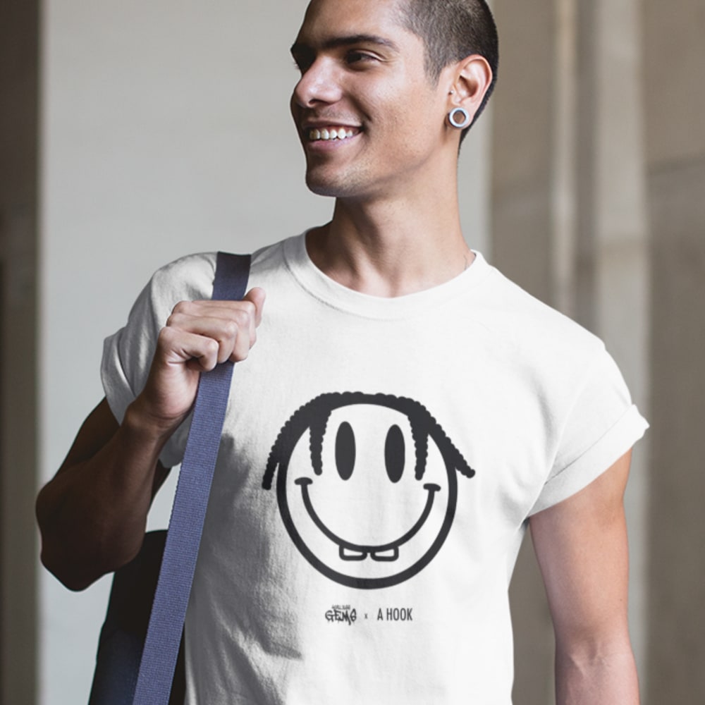 A Hook by MAWI, AG Smiley, Black Men’s Tee