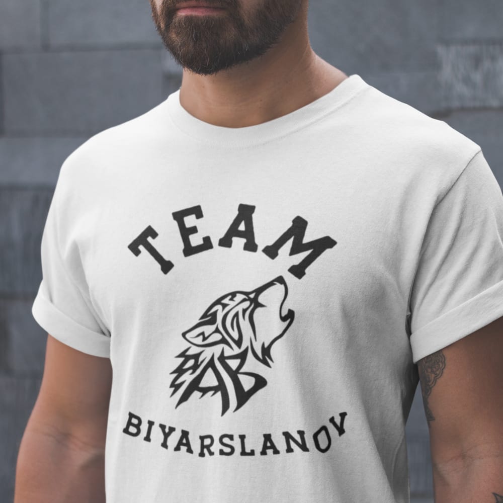 Team Biyarslanov  Men's T-Shirt, Black Logo