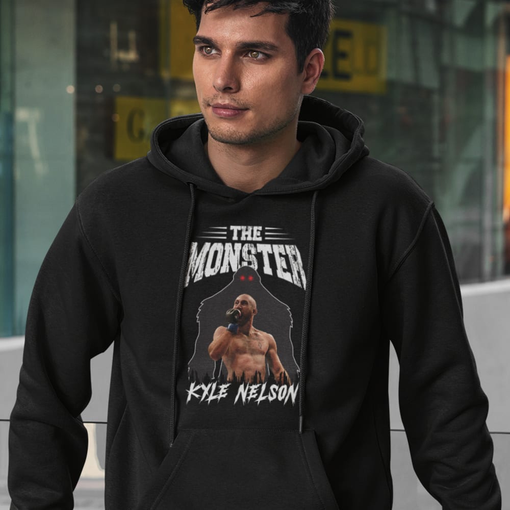 "The Monster" Kyle Nelson ’s Hoodie, White Logo
