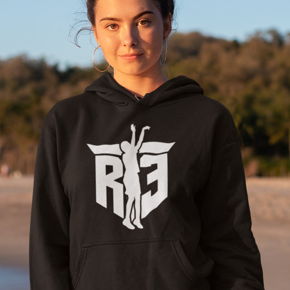 R3 by Tre Johnson Women's Hoodie ,White Logo