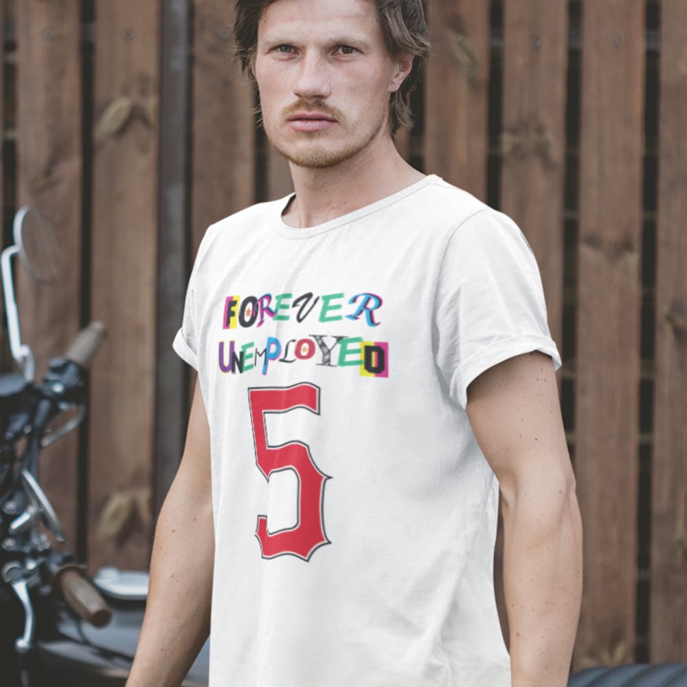 Forever Unemployed Justin Ibarrola  T-Shirt, Dark Logo