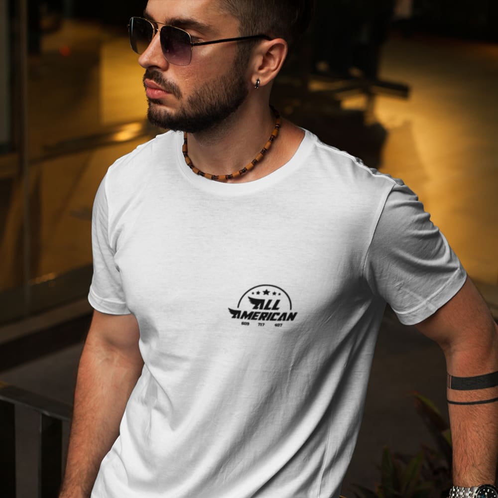 All American by Ben Desmarais, Men's T-Shirt, Mini Logo