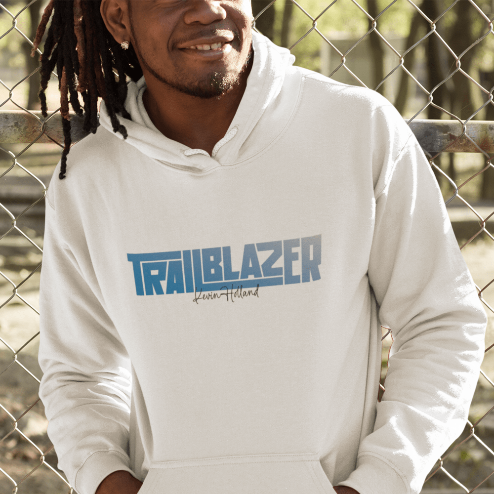 Trail Blazer II by Kevin Holland Hoodie, Black Logo