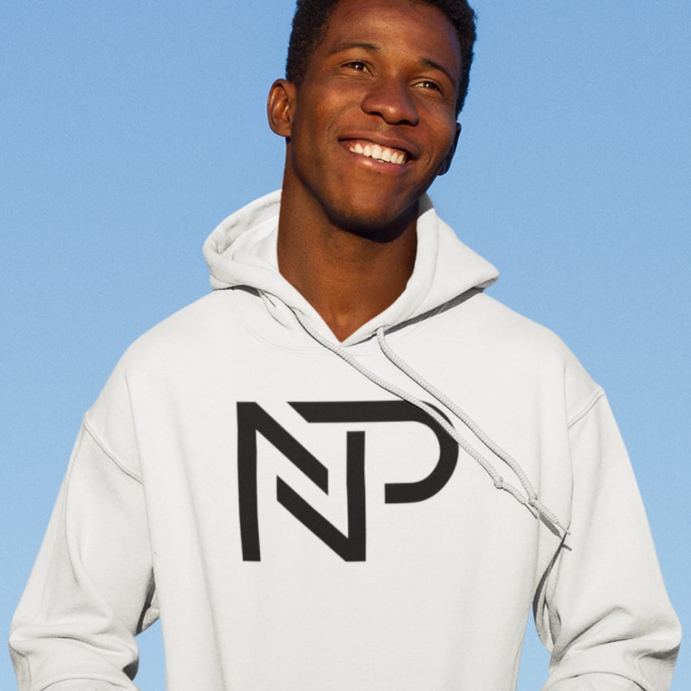 "NP" by Nikita Pavlychev Hoodie, Black Logo
