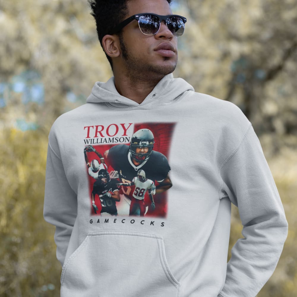 Gamecocks II by Troy Williamson Hoodie, Black Logo