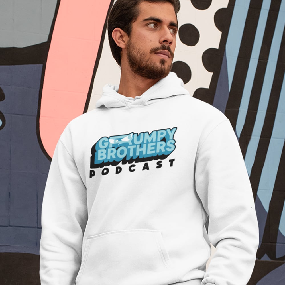 Grumpy Brothers Podcast Unisex Hoodie, Dark Logo