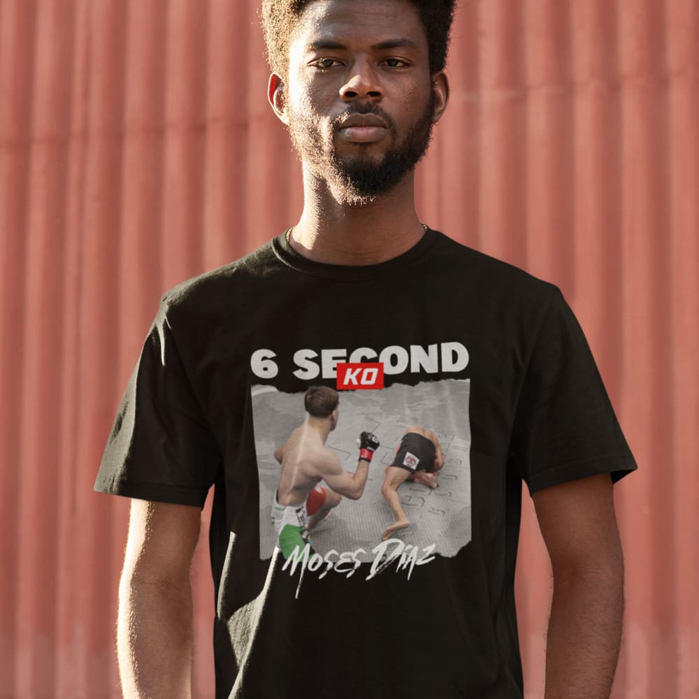 Moses Diaz, 6 Second KO Limited Edition, T-Shirt, Dark