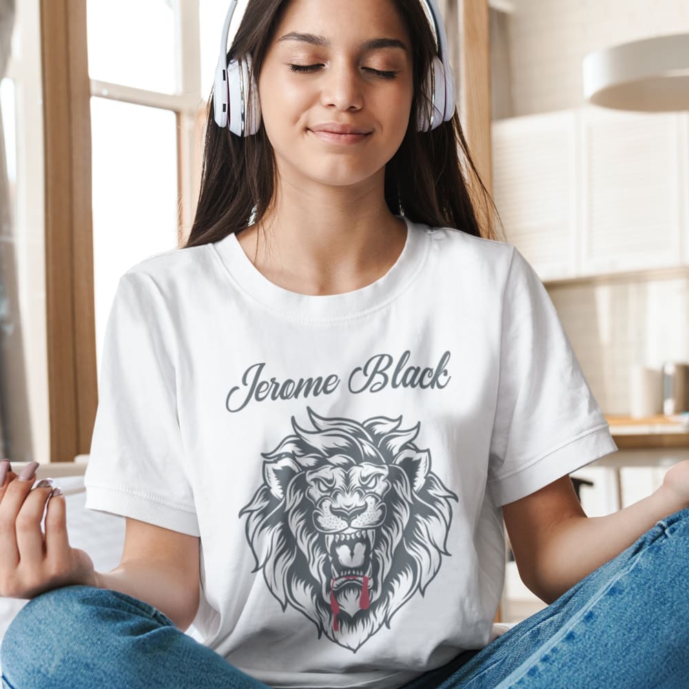 Jerome Black Women's T-Shirt, Dark Navy Logo