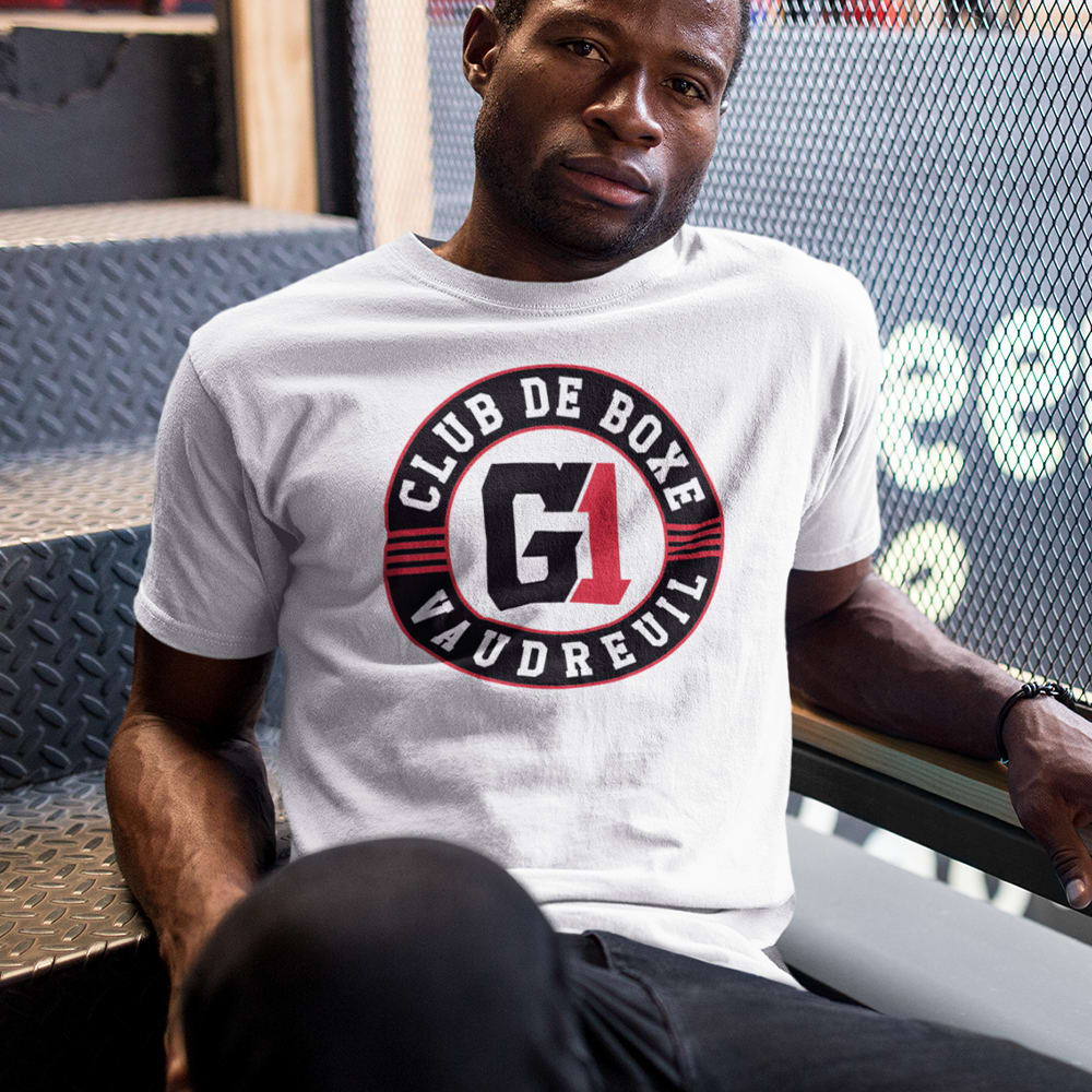 G1 Boxing Club Men's T-Shirt, Round Logo