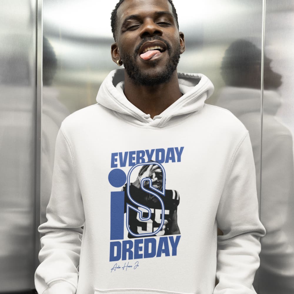 "Everyday is Dreday" by André Harris Jr Hoodie, Dark Logo