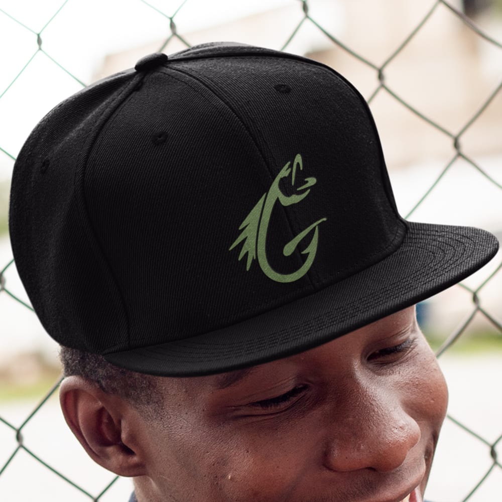 Eli Garcia Hat, Green Logo, Green Logo