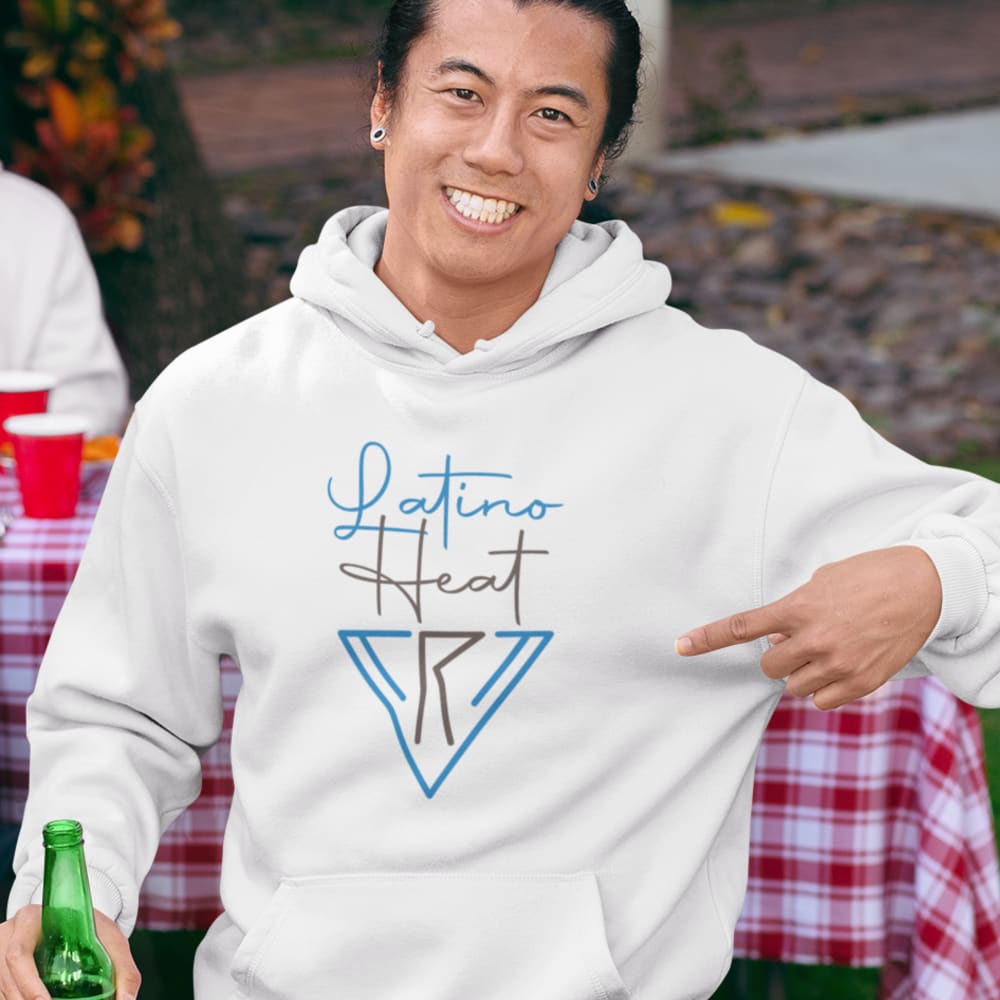 Latino Heat II by Rodolfo Velasquez Hoodie, Dark Mini Logo