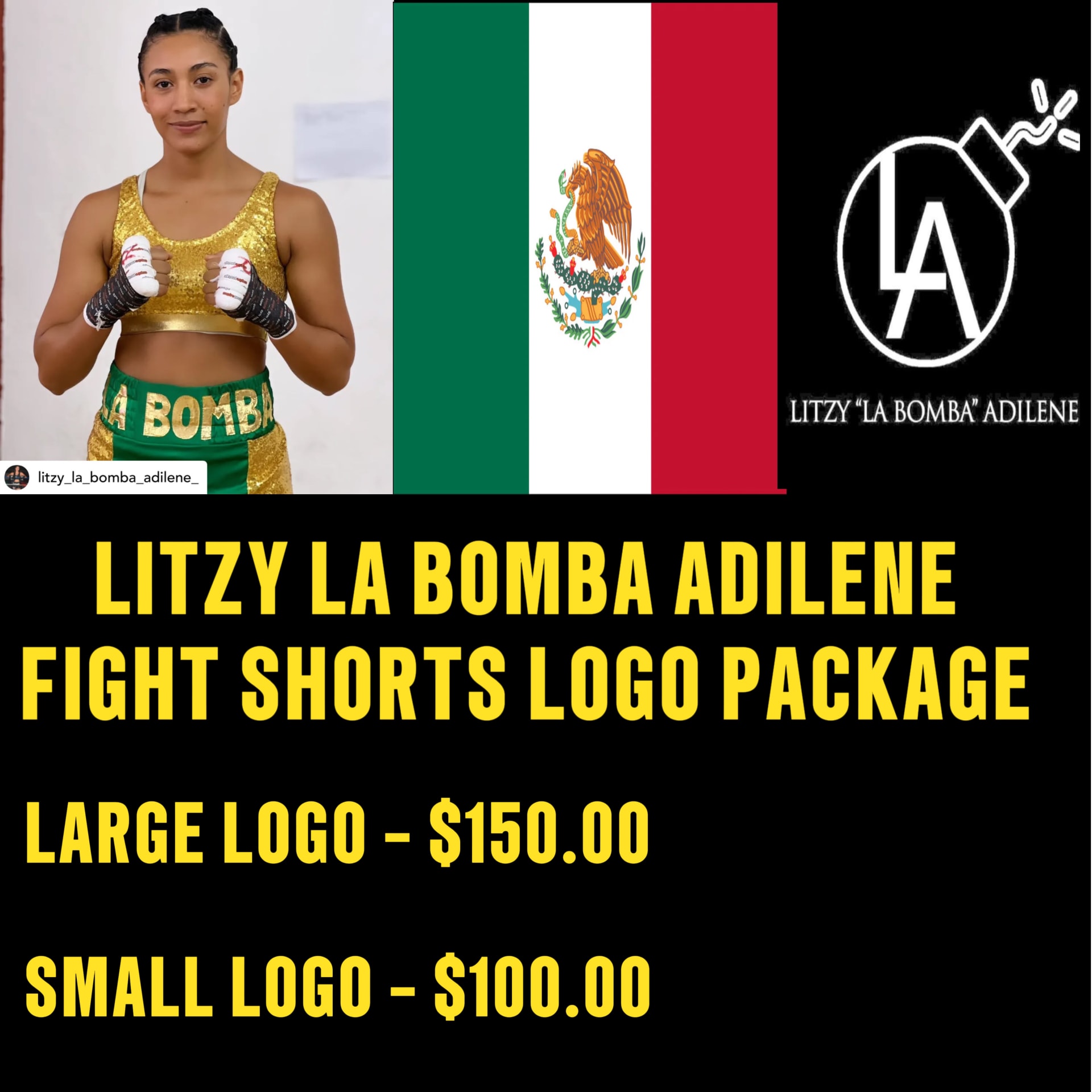 Litzy “La Bomba” Adilene Sponsorship