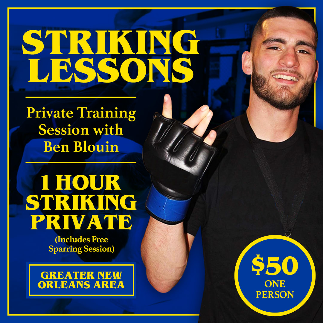 Individual Striking Lessons with Ben Blouin