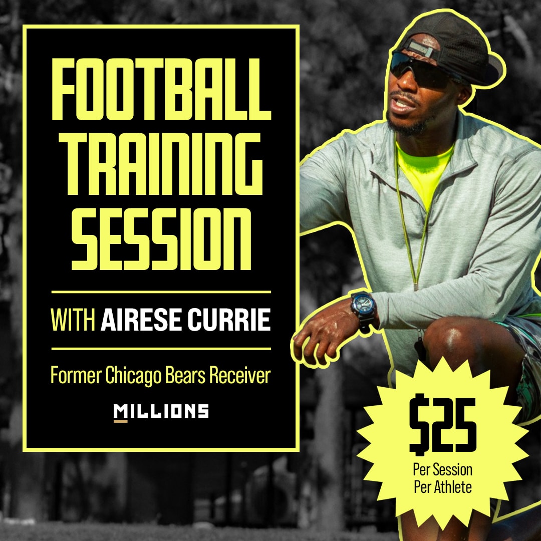 Football Training Session with Airese Currie