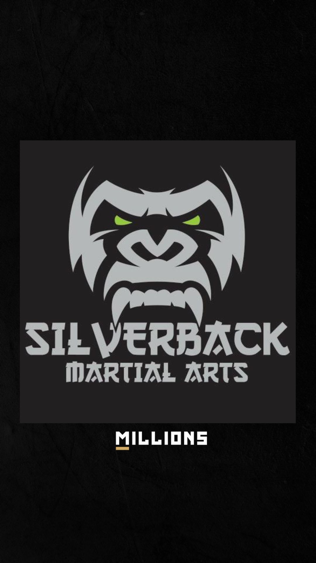 Silverback Martial Arts: Exclusive merch on MILLIONS.co | Press